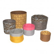 Reversible Felt wool baskets - Large