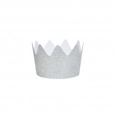 Glitter crown - Silver