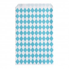 Paper Party Bags - Blue diamond