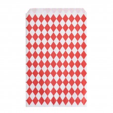 Paper Party Bags - Red diamonds