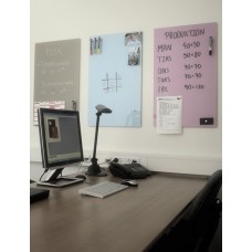 Glass magnetic writing board