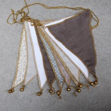 Bunting printed Mix of Beiges by Numero 74