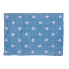 Washable Cotton Multi stars : Blue - White