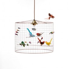  Pendant Light Petite Voliere from Challieres