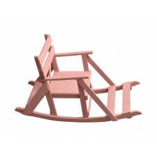 Pink Rocking chair