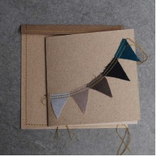 Birthday cards blue flags