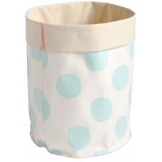 Large canvas basket - Dots