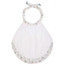 Sponge bib - White