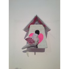Birdhouse Small " Fluo Heart " - Tamar Mogendorff