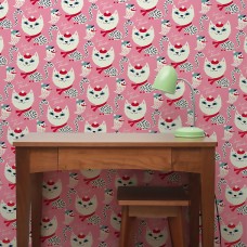 Repositionable Wallpaper - Snow Friends