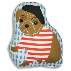 Mini cushion - Parisian dog