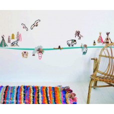 Wall sticker - Indians border