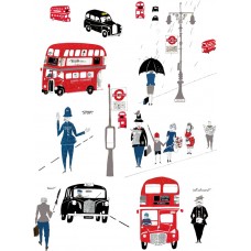 Wallpaper - Red buses and black cabs