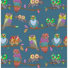 Wallpaper - Owl blue